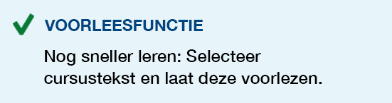 Voorleesfunctie cursus